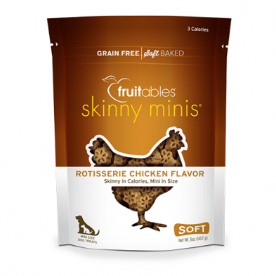 Fruitables Skinny Minis Rotisserie Chicken Flavored Dog Treat