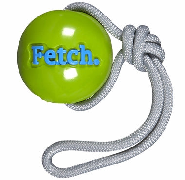 Planet Dog© Orbee Fetch Ball Rope Green