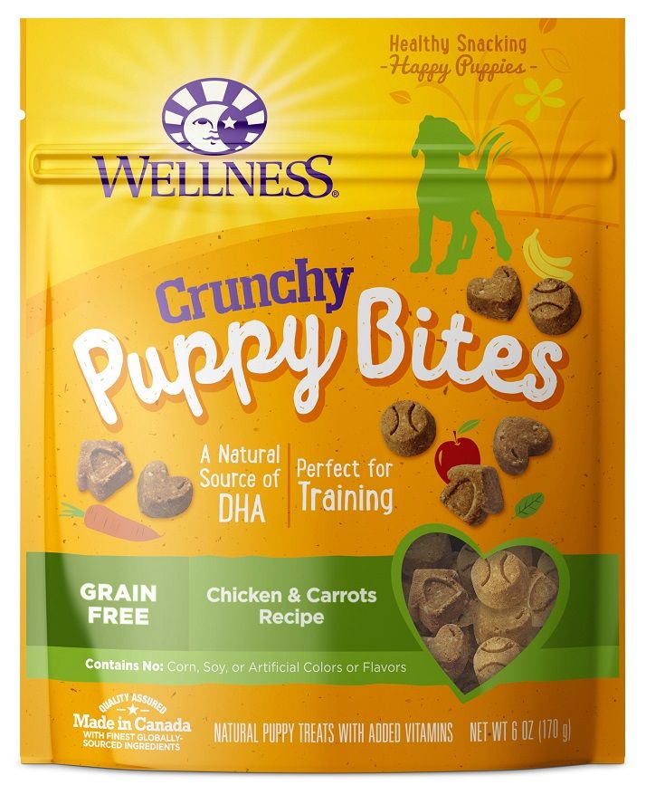 Wellness Just for Puppy™ Grain Free Crunchy Chicken and Carrots Puppy Bites 6oz
