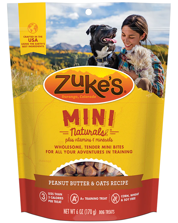 Zuke's Mini Naturals Peanut Butter & Oat Recipe